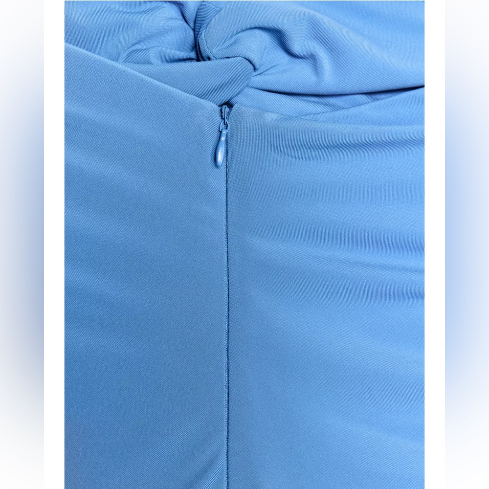 Zara NWT blue cutout maxi occasion dress - Picture 10 of 11